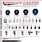 Service Caster 4'' Solid Poly Swivel 3/4'' Expanding Stem Caster Set with Brake, 4PK SCC-EX20S414-SPUS-TLB-34-4 - alternate 4